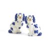 主图_01 Staffordshire Dog Salt and Pepper Shaker Set - Hand-Painted Ceramic