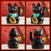 主图_03 7 Inch Lucky Cat Waving Arm Maneki Neko Lucky Beckoning Feng Shui Wealth Cat for Welcoming Fortune Wealth Prosperity