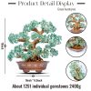 主图_04 Natural Aventurine (1,251 Gemstone Count) Chakra Crystal Tree with Healing Properties - Home & Office Bonsai Feng Shui Money Tree Decoration for Luck, Success and Intelligence - 14"