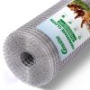Hardware Cloth 1/4 inch 23 Gauge Large Size 304 Stainless Steel mesh Chicken Wire Welded Fencing Wire Mesh Roll Garden Fence 24in×49ft