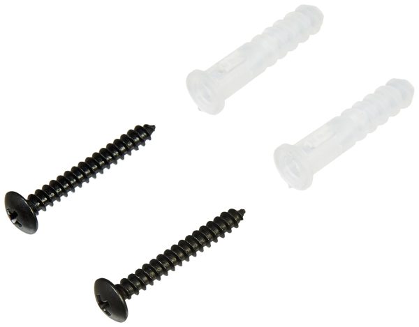 Basics Rectangular Wall-Mounted Farmhouse Coat Rack, 5 Hook, Light Walnut