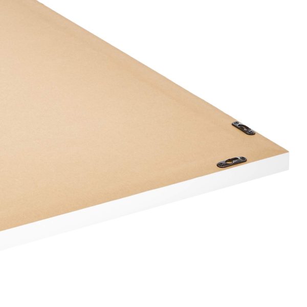 Basics Rectangular Wall Mount Mirror 24" x 36", Standard Trim, White