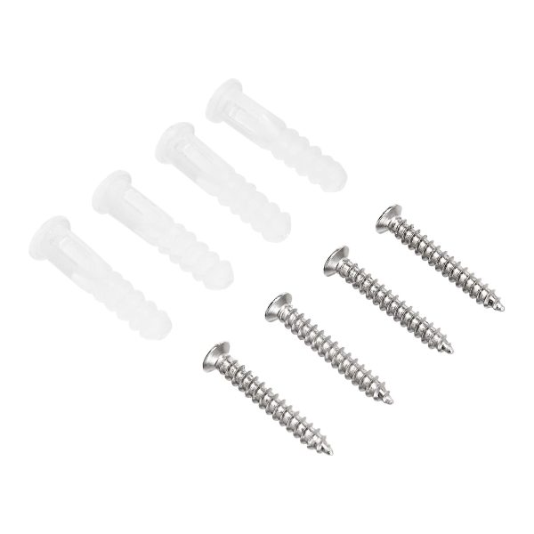 Basics Rectangular Wall Mount Mirror 24" x 36", Standard Trim, White