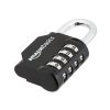 Basics 4-Digit Combination Lock for Gym and Sports, 2-Pack, BlackBasics 4-Digit Combination Lock for Gym and Sports, 2-Pack, Black